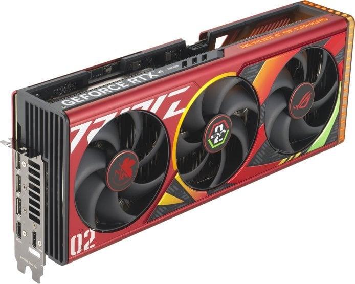 GeForce PCI-E RTX4090 Asus 24GB GDDR6X ROG Strix OC Evangelion [ROG-STRIX-RTX4090-O24G-EVA-02-EDITION] (2xHDMI 2.1, 3xDP 1.4a) (384-bit, PCI-E 4.0)
