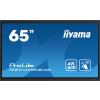65’’ Iiyama TE6514MIS-B1AG X (VA LED, 3840x2160, 400, 6.5ms, 60Hz) (5xHDMI, 1xDP 1.2, 1xUSB-C 3.0/DP 1.2 PD100W, 1xUSB-C 3.0/DP 1.2 PD15W) głośniki (2x18W), czarny