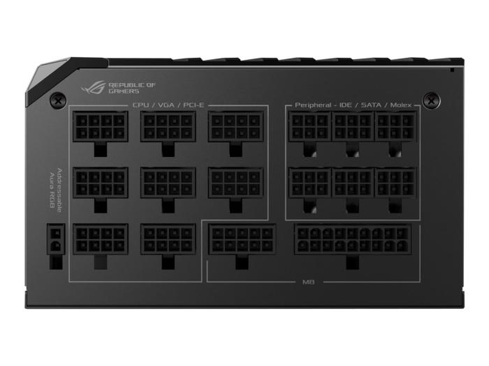 Asus ROG THOR (1200W) Platinum Aura Sync, OLED display (1x135mm) Modularny 80+Platinum (CPU 2x4+4) (PCI-E 8x6+2) (5xMolex, 12xSATA) [ROG-THOR-1200P]