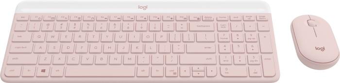 Logitech Wireless Desktop MK470 (różowy) [920-011322]