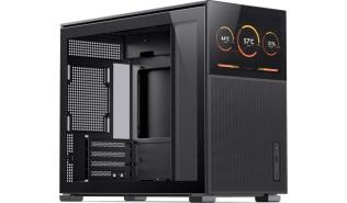 Jonsbo D31 Mesh Black Screen mATX Tempered Glass (czarny) (1x USB-A 3.0, 1x USB-C 3.2 Gen2 10Gb, 1x Jack combo) (2x2.5, 1x3.5)