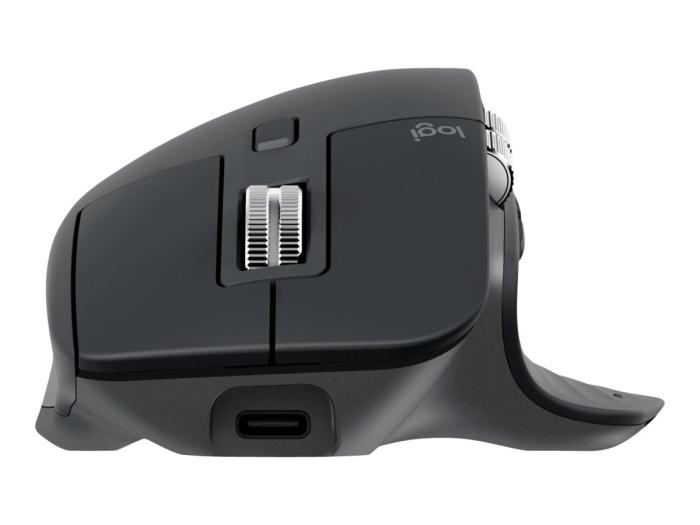 Logitech MX Master 3s Bluetooth BT (grafitowy) (optyczna, ergonomiczna, 2, 7, wbudowany akumulator) [910-006559]