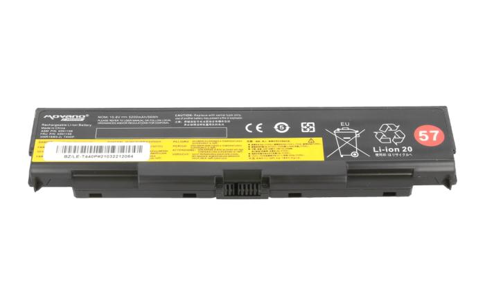 Movano Premium bateria Lenovo TP T440p, W540 10.8V/11.1V, 5200mAh [BZ/LE-T440P]