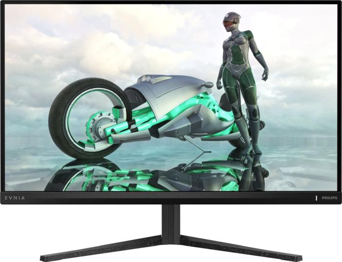 (27) Philips Evnia 27M2N3200A/00 (IPS WLED, 1920x1080, 300, 1000:1, 1ms, sRGB 128%, HDR10, 180Hz) (2xHDMI 2.0, DP 1.4, Audio) pivot, głośniki (2x2W), czarny