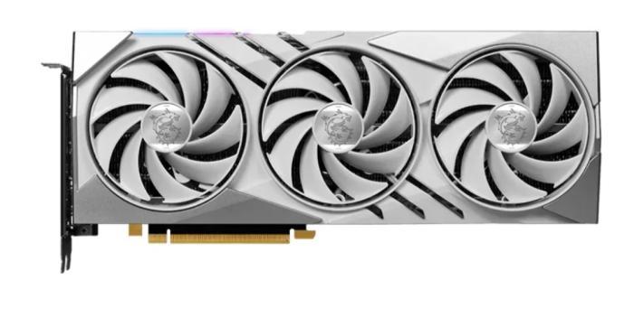 GeForce PCI-E RTX4070 Super MSI 12GB GDDR6X Gaming X Slim White [GeForce RTX 4070 SUPER 12G GAMING X SLIM WHITE] (1xHDMI 2.1a, 3xDP 1.4a) (192-bit, PCI-E 4.0)