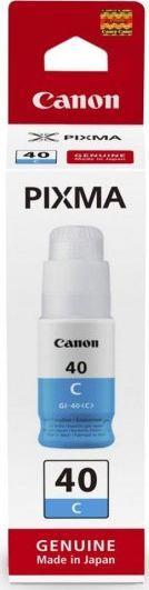 Canon BJ INK GI-40 C (Cyan Ink Bottle) [3400C001] -  cyan, oryginalny wkład z atramentem Canon, 70 ml, 7700 stron (Canon PIXMA G5040, Canon PIXMA G6040, Canon PIXMA G7040)