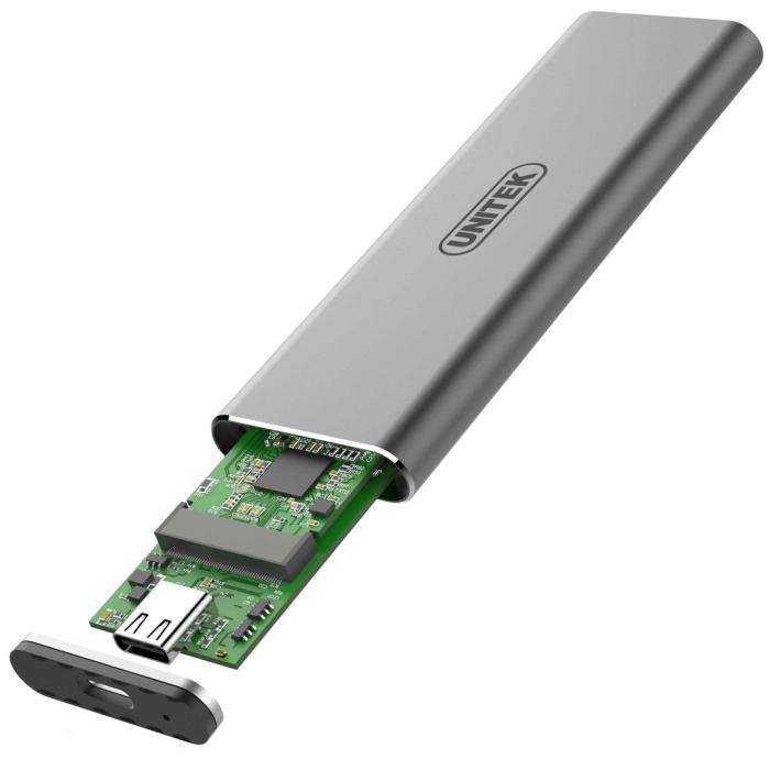 Obudowa Unitek S1201A na dysk M.2 SSD (PCIe/NVMe) USB 3.1 Gen2 Typ-C (USB-C)