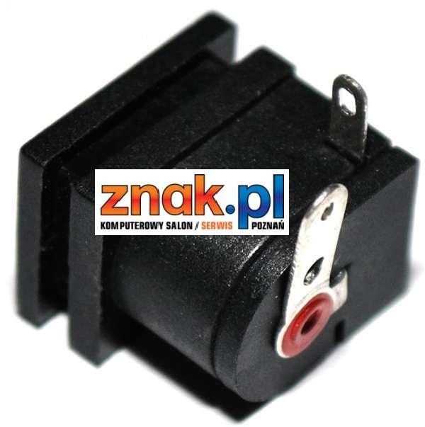 Gniazdo zasilania GNL188 do wtyczki 6.3x3.0mm do notebooków Toshiba