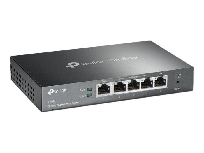 TP-Link Router VPN Gigabit 1000Mbps 1xLAN, 1xWAN, 3xLAN/WAN [ER605]