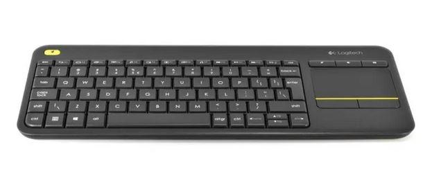 Logitech Wireless K400 Plus Touch (membranowa, niskoprofilowa z touchpadem)) (czarny) [920-007143]