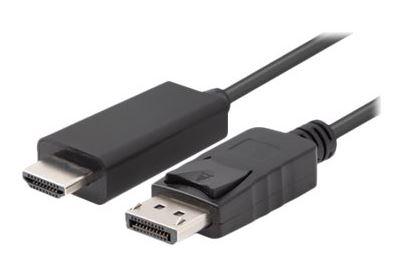 Lanberg Kabel DisplayPort (M) V1.1 / HDMI (M) (5.0m) [CA-DPHD-11CC-0050-BK]