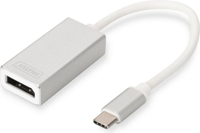 Digitus adapter USB-C Type-C / DisplayPort 4K 30Hz (20cm) [DA-70844]