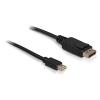 Delock Kabel DisplayPort M / DisplayPort M mini (1.0m) [82698]