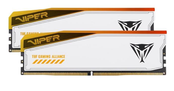 DDR5 48GB (2x24GB) 6600 MHz Patriot Viper Elite 5 RGB TUF Gaming CL34 34-40-40-84 1.4V [PVER548G66C34KT]