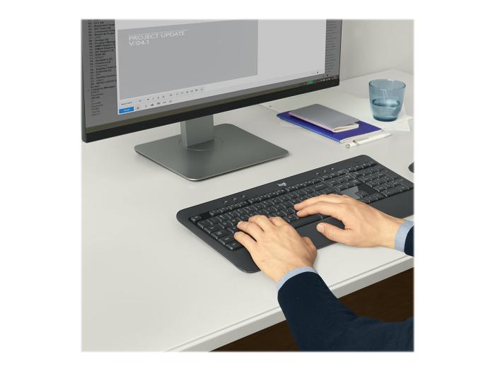 Logitech Wireless MK540 (radiowa / radiowo-optyczna) [920-008685]