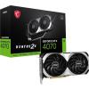 GeForce PCI-E RTX4070 MSI 12GB GDDR6X Ventus 2X [GeForce RTX 4070 VENTUS 2X 12G] (1xHDMI 2.1a, 3xDP 1.4a) (192-bit, PCI-E 4.0)