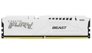 DDR5 32GB 6000 MHz Kingston Fury Beast White EXPO AMD, XMP 3.0 CL36 36-38-38 1.35V [KF560C36BWE-32]