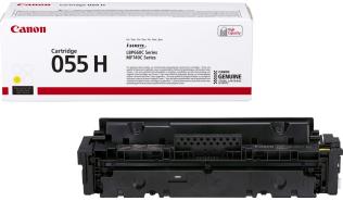 CRG-055H Yellow (3017C002) oryginalny toner Canon, 5900 str. (Canon i-SENSYS LBP663Cdw, LBP664Cx, MF742Cdw, MF744Cdw, MF746Cx)