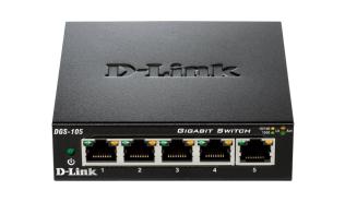 D-Link Gigabit Metal Housing Desktop Switch 10/100/1000 Mbit/s 5-port [DGS-105/E]