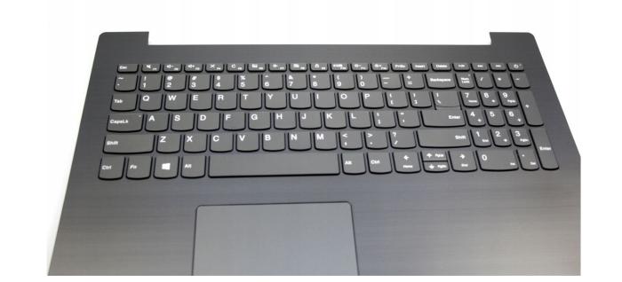 Klawiatura z palmrestem do notebooków Lenovo Ideapad 320-15ISK, 320-15ABR, 320-15IAP ciemno szary [AP13R000320]