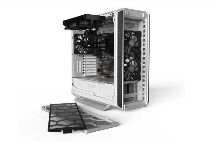 be quiet! Silent Base 802 White ATX Midi z oknem (szkło hartowane) (2xUSB 3.2 Gen1, 1xUSB-C 3.2 Gen1) (7x2.5, 3x3.5) [BGW40]