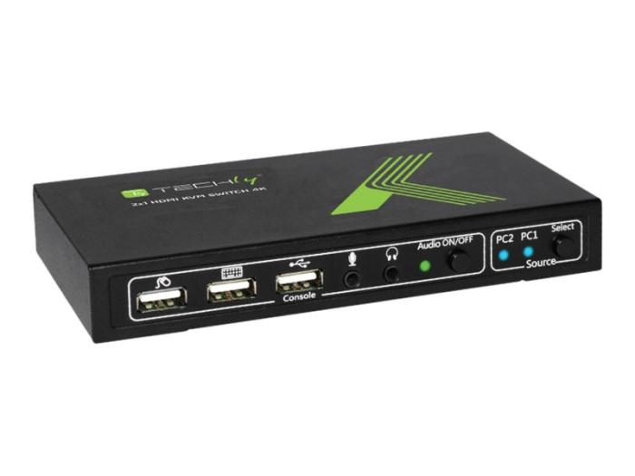 Przełącznik Techly KVM 2/1 HDMI [28696]