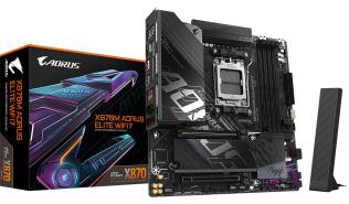 Gigabyte X870M AORUS ELITE WIFI7 (AMD B850) [AM5, 4xDDR5 do 8200MHz, (HDMI 2.1) (2xM.2, 1xPCIe 5.0 x16, 1xPCIe 4.0 x16 (x4), WiFi 7, BT 5.4, micro ATX]