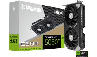 GeForce RTX5060Ti Zotac 16GB GDDR7 Twin Edge [ZT-B50620E-10M] (1xHDMI 2.1b, 3xDP 2.1b) (128-bit, PCIe 5.0)