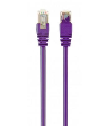 Gembird (0.25m) Kabel sieciowy (Patchcord) FTP cat. 6 RJ45 (fioletowy) [PP6-0.25M/V]