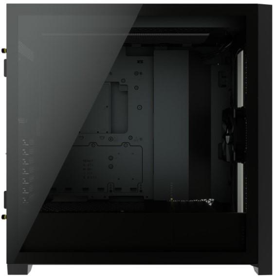 Corsair 5000D AIRFLOW Tempered Glass Black [CC-9011210-WW] (szkło hartowane) (2x2.5, 4x3.5/2.5) (2x USB Gen1, 1x USB-C 3.2 Gen1)