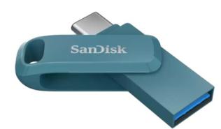 SanDisk Ultra Dual Drive Go 1TB USB-A 3.0/USB-C (150MB/s) (turkusowy) [SDDDC3-1T00-G46NBB]