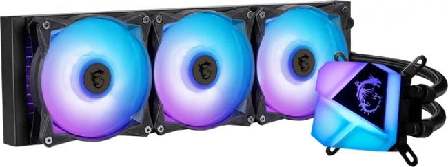 MSI MAG CoreLiquid C360 CPU Cooler (3x120 mm, 4-pin PWM + 3-pin ARGB, ARGB) (wodne) [306-7ZW2R31-813]
