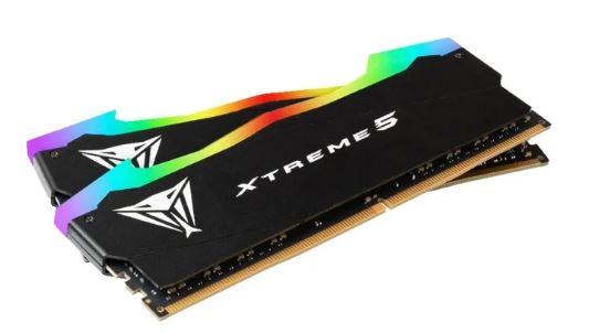 DDR5 32GB (2x16GB) 8000 MHz Patriot Viper Xtreme 5 RGB CL38 XMP3 [PVXR532G80C38K]