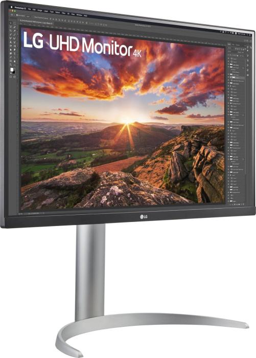 27’’ LG 27UP85NP-W (IPS LED, 3840x2160, 400, 5ms, 60Hz) (2xHDMI 2.0, DP, USB 3.2, USB-C alt DP) głośniki, biały