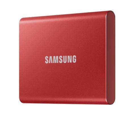 Samsung Portable T7 2TB SSD USB-C Gen2 (1050/1000MB/s) (czerwony) [MU-PC2T0R/WW]