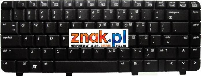 Klawiatura do notebooka HP Compaq 540, 550 6520, 6520s, 6720, 6720s  czarna poziomy enter [56624-001, 455264-001, NSK-H5Q01, 9J.N8682.Q01, V061126AK1, 6037B0022510, 455264-A41 /K0341/K65XF/HP-6520]