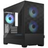 Fractal Design Pop Mini Air RGB Black TG Clear Tint (szkło hartowane) (2x USB 3.0) (2x2.5, 2x3.5) [FD-C-POR1M-06]