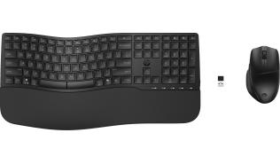 HP 680 Comfort Wireless/Bluetooth Black (ergonomiczna) [8T6L6AAABB]