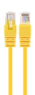 Gembird (0.5m) UTP cat. 5e RJ45 Kabel sieciowy (Patchcord) (żółty) [PP12-0.5M/Y]
