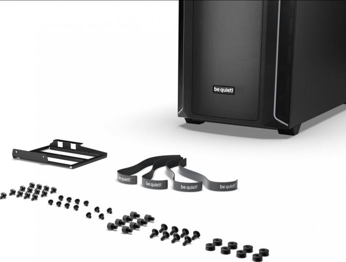 be quiet! Shadow Base 800 DX Black (szkło hartowane) (2xUSB 3.2 Gen1, USB-C 3.2 Gen2) (4x2.5, 2x3.5) [BGW61]