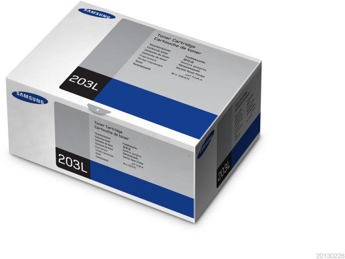 MLT-D203L [SU897A] - czarny, oryginalny toner drukujący Samsung, 5000 stron, (Samsung M3320, M3370, M4070)
