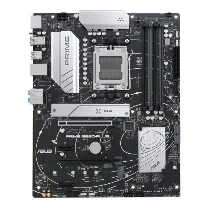 Asus PRIME B650-PLUS (AMD B650) [AM5, 4xDDR5 do 7600MHz, (HDMI 2.1, DP 1.4) (2xM.2, 1xPCIe 4.0 x16, 1xPCIe 4.0 x16 (x4), 2xPCIe 4.0 x1), ATX]
