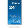 23.8 (24) Iiyama ProLite XUB2497HSU-W2 (IPS LED, 1920x1080, 300, 1ms, sRGB 99%, 100Hz) (HDMI 1.4, DP 1.2, Audio, 2xUSB 2.0) głośniki (2x2W), biały