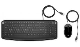 HP Pavilion 200 USB (klawiatura membranowa, multimedialna, mysz optyczna) (czarny) [9DF28AA]