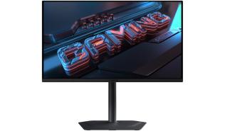 (27) Gigabyte MO27Q2 (OLED, 2560x1440, 250, 0.03ms, HDR400, 240Hz) (2xHDMI 2.1, DP 1.4, USB-C z DP, 2xUSB-A, USB-B, Audio) pivot, głośniki, czarny