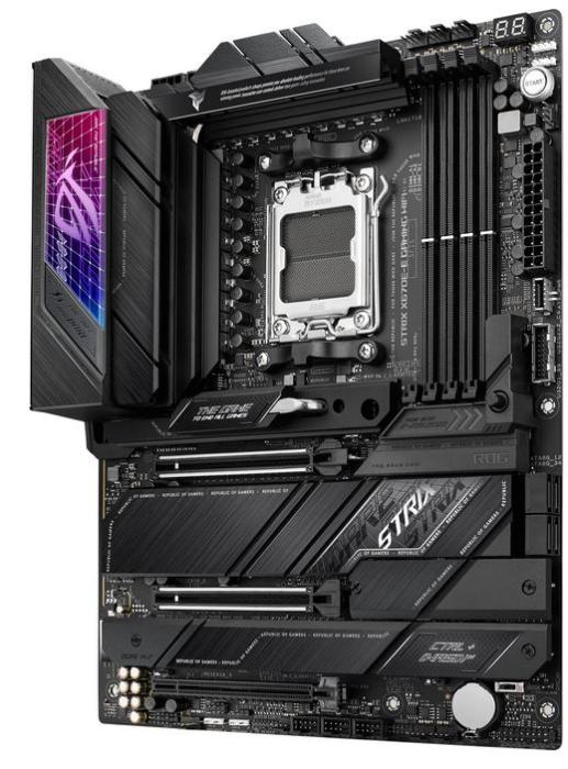 Asus ROG STRIX X670E-E GAMING WIFI (AMD X670) [AM5, 4xDDR5 do 8000MHz, (HDMI 2.1, DP 1.4) (4xM.2, 2xPCIe 5.0 x16, 1xPCIe 4.0 x16 (x4)), WiFi 6E, BT 5.2, ATX]