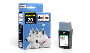 DH-20 (20) - czarny wkład z atramentem Drekker, 40 ml, 650 stron (zastępuje C6614DE) (Apollo P-2000U, P-2100, P-2150, P-2200, P-2250, hp deskjet 610c, 610cl, 612c, 615c, 630c, 632c, 640c)