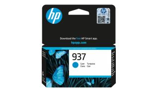 4S6W2NE (937) - cyan, oryginalny wkład z atramentem HP, 800 stron (HP OfficeJet Pro 9110b, 9120b, 9120e, 9125e, 9130b, 9130e, 9720, 9730)