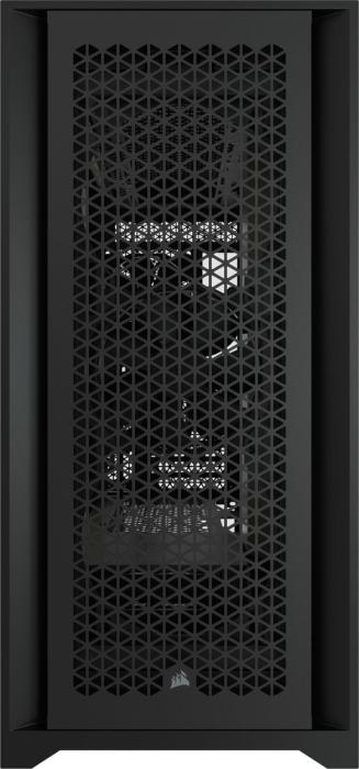 Corsair 5000D AIRFLOW Tempered Glass Black [CC-9011210-WW] (szkło hartowane) (2x2.5, 4x3.5/2.5) (2x USB Gen1, 1x USB-C 3.2 Gen1)
