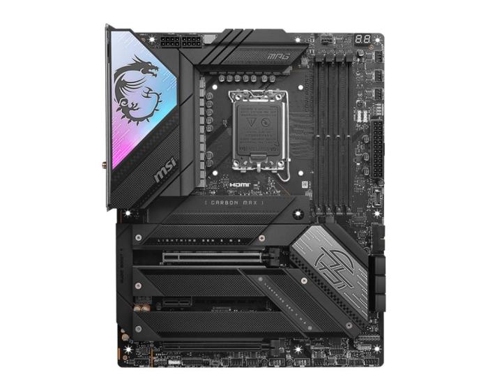 MSI MPG Z790 CARBON MAX WIFI II (Intel Z790) [S1700, 4xDDR5 do 7800MHz, (HDMI 2.1) (5xM.2, 1xPCIe 5.0 x16, 1xPCIe 4.0 x4, 1xPCIe 3.0 x1), WiFi 7, ATX]